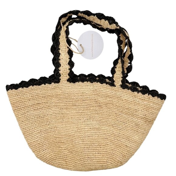 BTB Los Angeles Black Trim Odesa Tote NWT - Picture 4 of 9